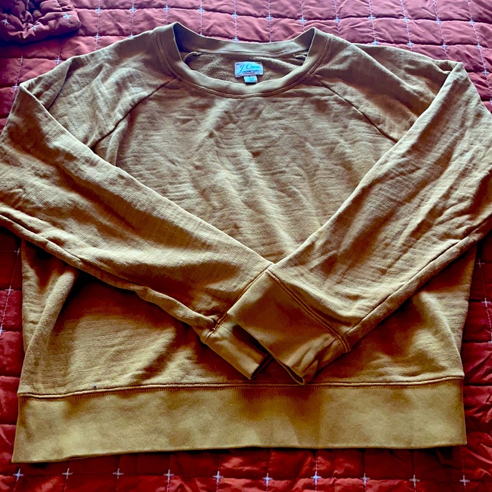 Women’s vintage fleece J.Crew size large mustard